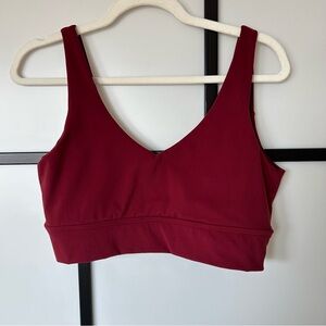 [XL] BuffBunny Burgundy Red Strappy Back Sports Bra